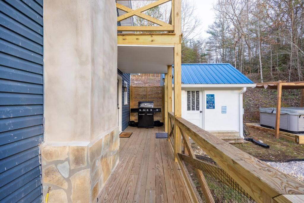 פרנקלין Riverside Relaxer W/Hot Tub+Fire Pit +Wifi & View מראה חיצוני תמונה