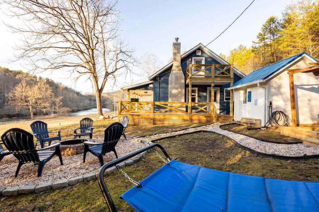 פרנקלין Riverside Relaxer W/Hot Tub+Fire Pit +Wifi & View מראה חיצוני תמונה
