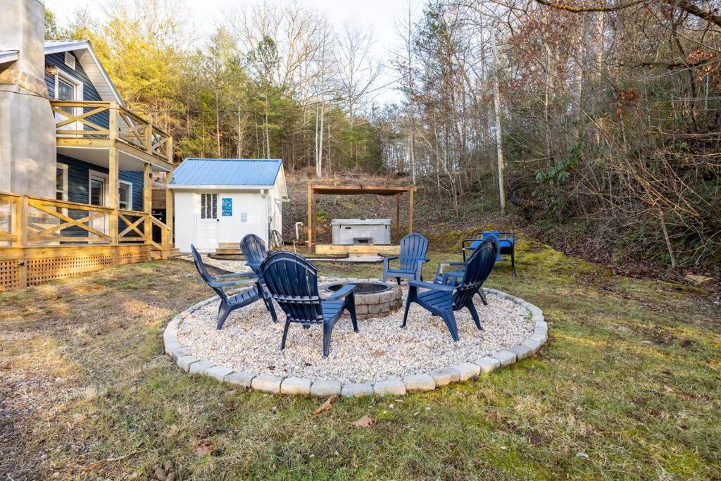 פרנקלין Riverside Relaxer W/Hot Tub+Fire Pit +Wifi & View מראה חיצוני תמונה
